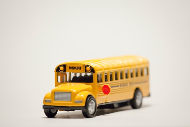 Modell eines amerikanischen Schulbus